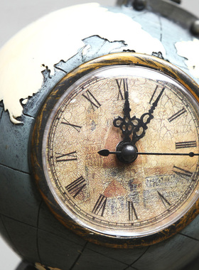 曼塔复古地球仪书房书柜装饰品北欧创意酒柜小摆件办公室书架摆设