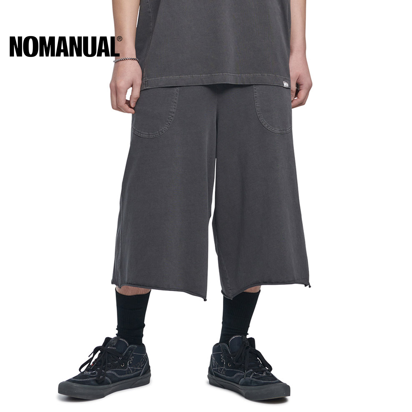 【明星同款】NOMANUAL韩国短裤男夏季运动裤透气百搭休闲七分裤男,淘宝优惠券,粉丝福利购,淘宝优惠卷