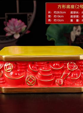 神像底座加高佛台财神爷菩萨观世音佛座托 托架关公土地公摆台供