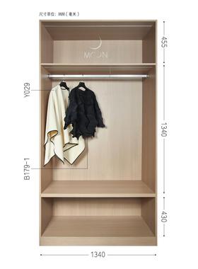 MOON慕空间样板房衣帽间女士衣柜衣服摆件外套衬衫软装饰品道具