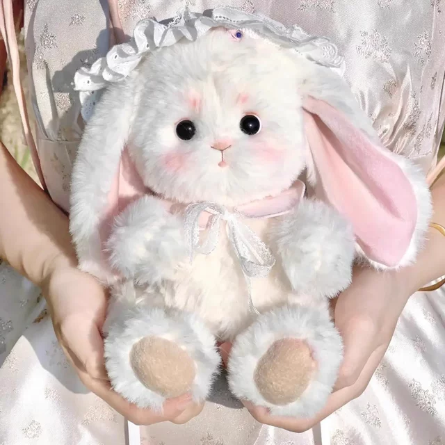Cute lop rabbit doll soft bond rabbit rag doll long-eared rabbit doll rabbit plush toy birthday gift