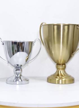 现代厅装饰摆件奖杯简约时尚精摆美家居POT客铁摆件家居艺装饰奖