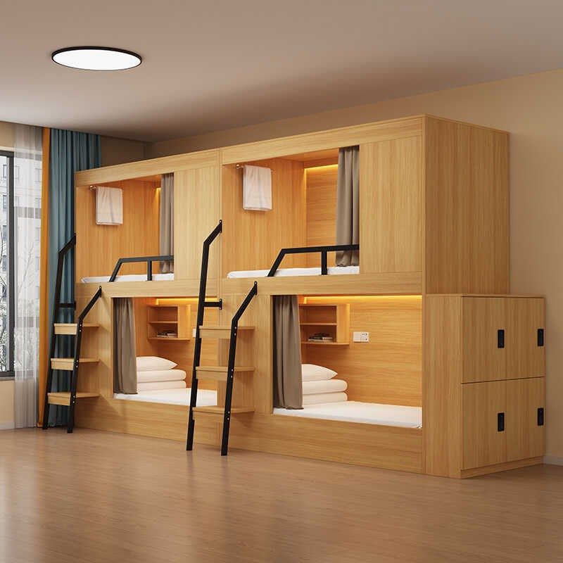 青旅民宿上下铺公寓床酒店太空舱床员工宿舍双层床学校员工宿舍床,淘宝优惠券,粉丝福利购,淘宝优惠卷