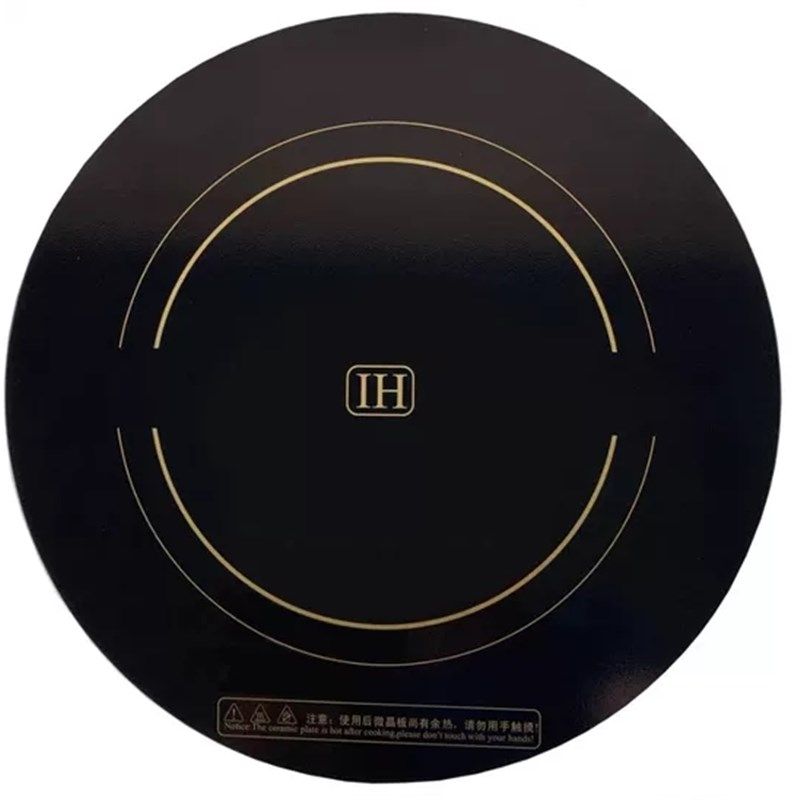 商用大功率15KW电磁炉微晶玻璃面板43CM黑色圆形6MM厚430mm耐高温,淘宝优惠券,粉丝福利购,淘宝优惠卷