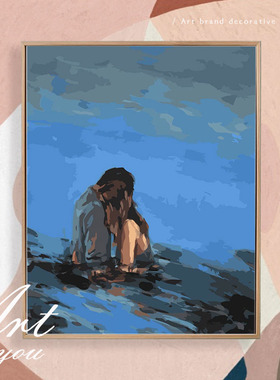 墨河 数字油彩画上色装饰填色画画手工手绘绘画填充涂色油画