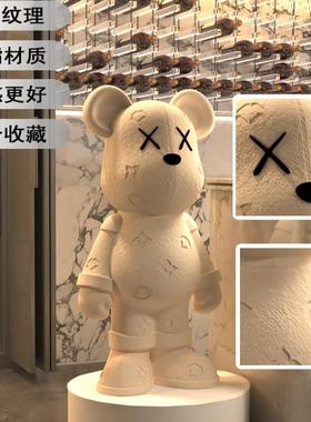 暴力熊音响存钱罐摆件客厅电视柜旁高档皮纹熊大摆件新居乔迁礼品
