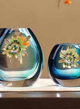 桌面新中式摆件客厅轻奢高档高级感家居好物房间电视柜玄关装饰品