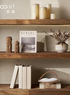 房家居网民宿装饰件间布置软装搭配设计侘寂风书DP1489红柜装摆饰