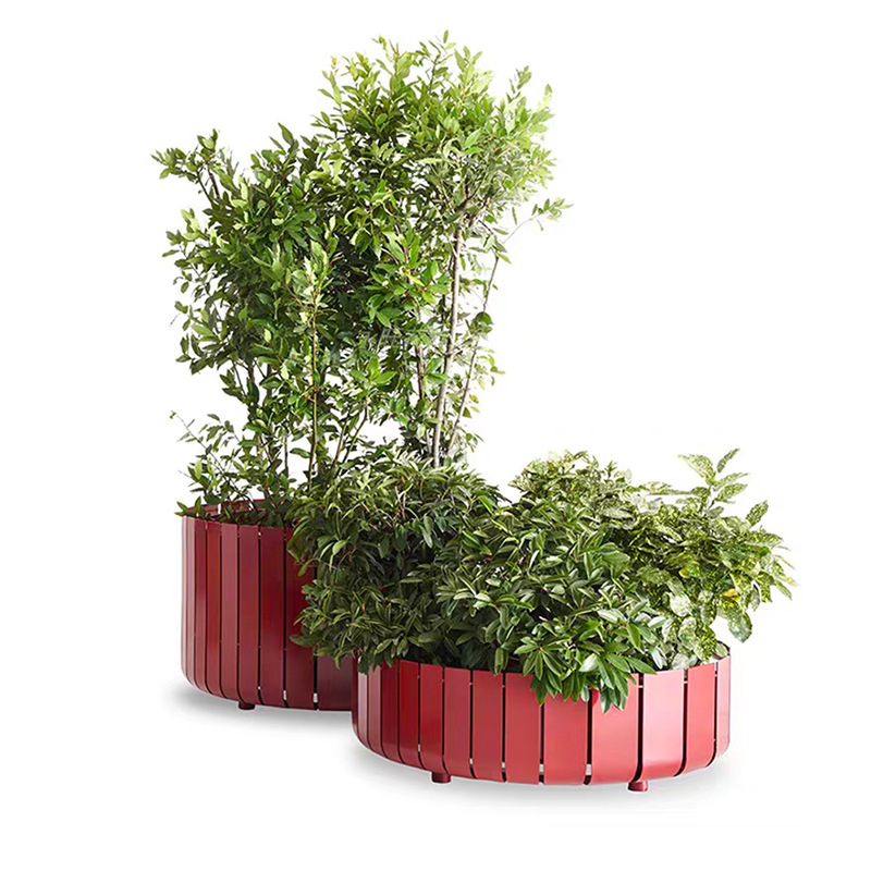 【定制】户外实木坐凳圆形围树座椅公园椅树池坐凳户外景观实木桌 - 图3