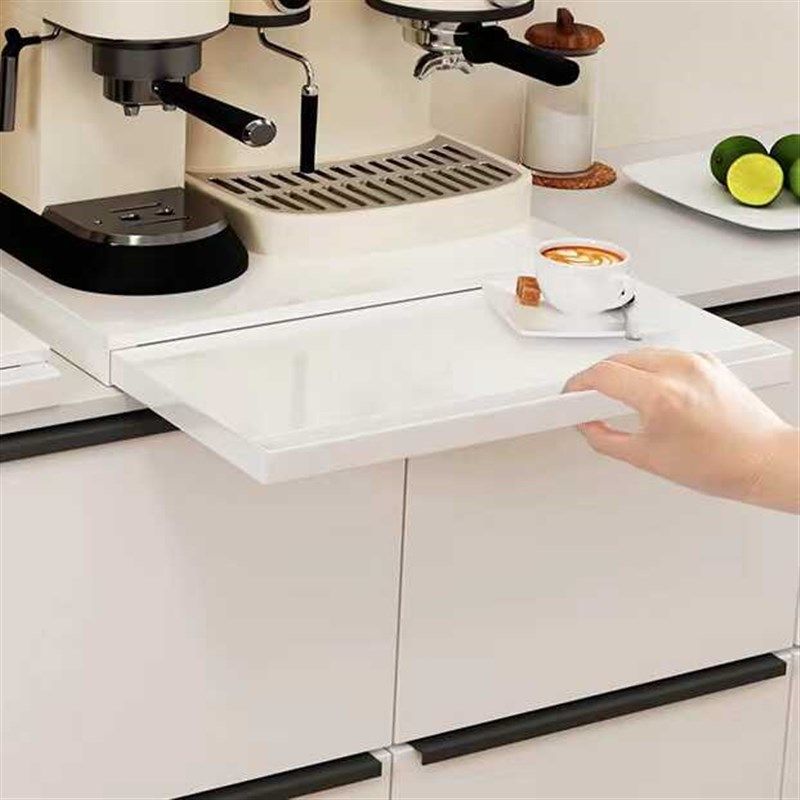 厨房咖啡机微波炉家o电桌面水杯子茶水间抽拉托盘挡板台置物架,淘宝优惠券,粉丝福利购,淘宝优惠卷