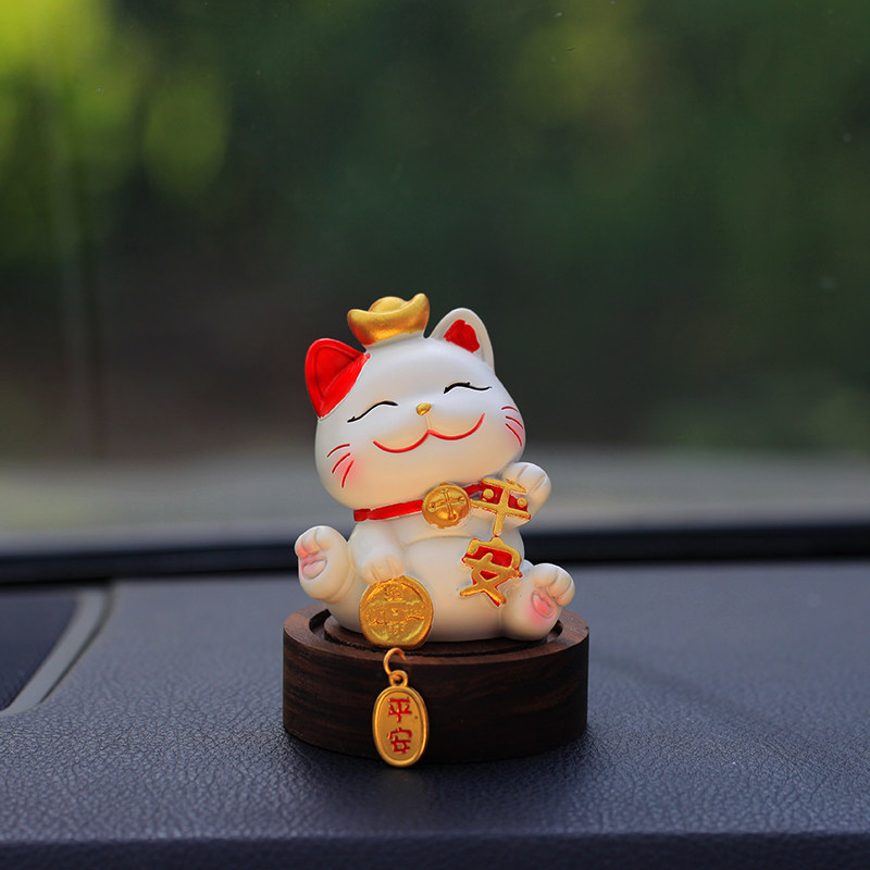 2026新款可爱治愈系招财猫公仔汽车摆件车载车内车上中控台装饰品,淘宝优惠券,粉丝福利购,淘宝优惠卷
