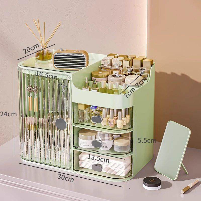 妆品妆收纳盒带子高级感轻奢置镜物架防尘DACHUN-5护肤品面膜化妆,淘宝优惠券,粉丝福利购,淘宝优惠卷