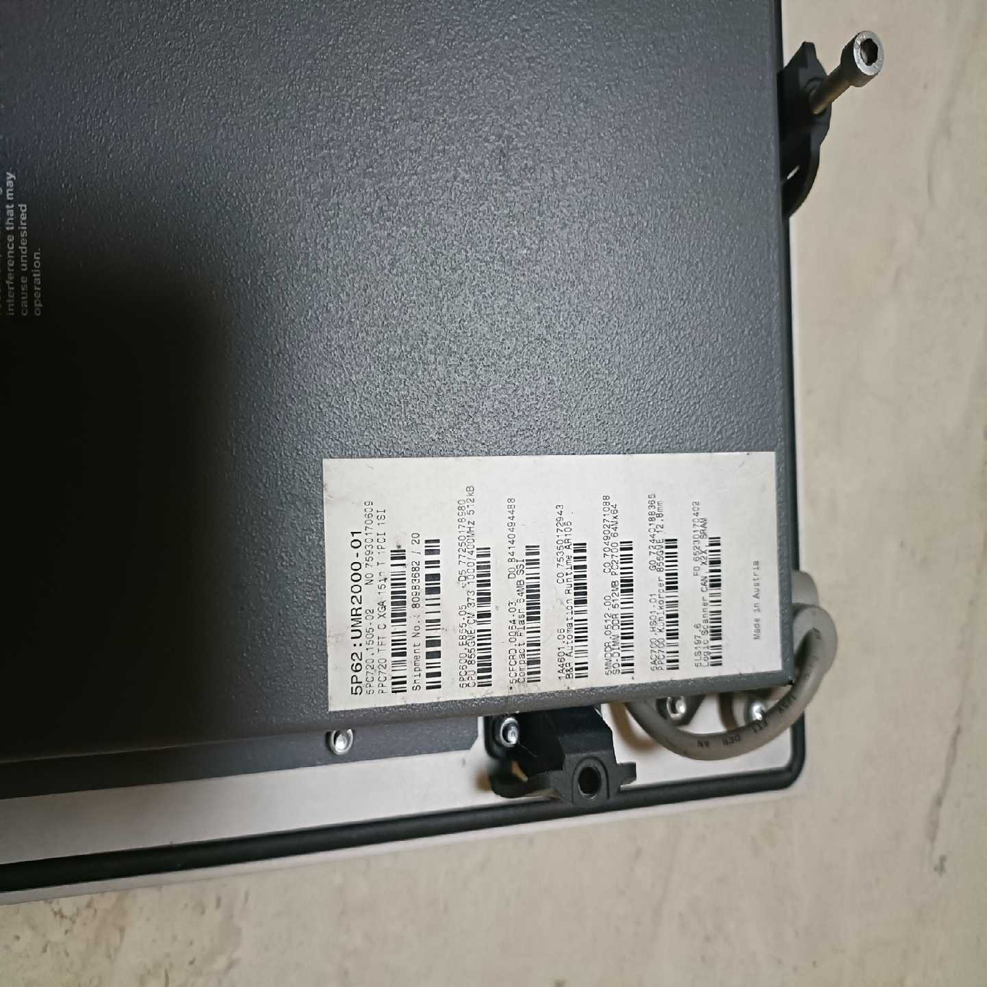 贝加莱PC一体机5PC720-1505-02/5P62：MU--议价商品 - 图2