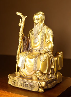 纯黄铜华佗像摆件适合送医生的礼物中医馆药店饰品桌面工艺品家用