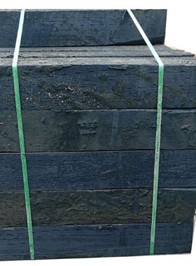 油浸防腐枕木吊车垫木松木方木矿用铁路浸油道木建筑工地桥梁原木