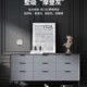 Italian minimalist nine-box modern living room solid wood bedroom bedside storage TV cabinet light luxury drawer Nordic