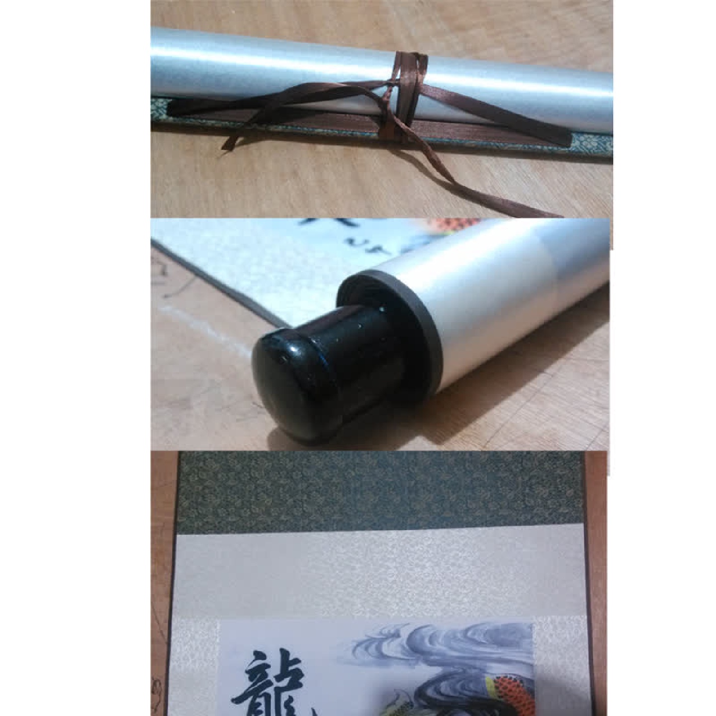 山水画风水招财画丝绸卷轴画江山多娇酒店宾馆办公室家居装饰挂画 - 图2