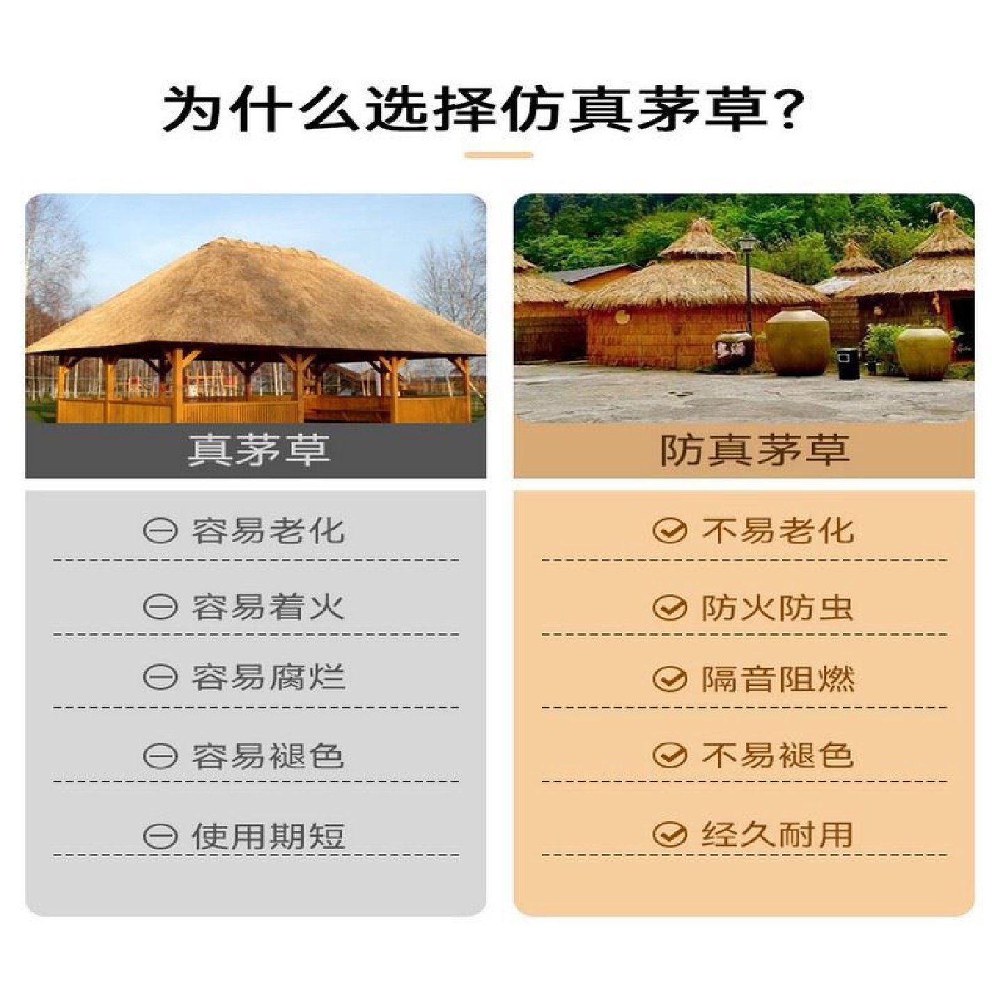 仿真茅草屋顶人造稻草塑料毛草屋檐瓦片农家乐凉亭庭院地毯式装饰,淘宝优惠券,粉丝福利购,淘宝优惠卷