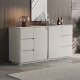Italian minimalist sideboard modern light luxury large capacity cabinet light luxury storage cabinet living room wall floor storage cabinet