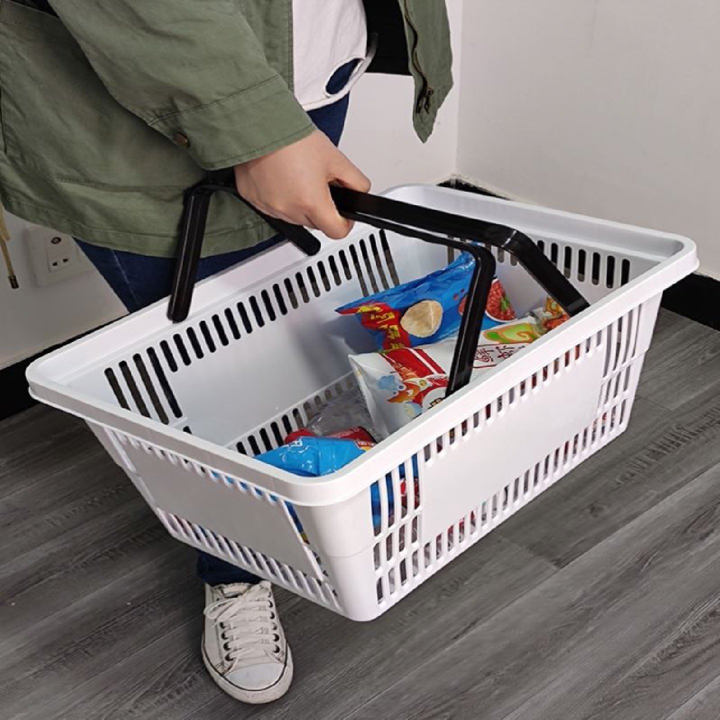 超市购物篮手提篮子塑料菜篮子家用收纳购物框拉杆篮带轮啤酒篮子,淘宝优惠券,粉丝福利购,淘宝优惠卷