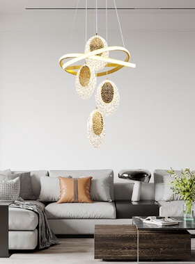 后现代简约创意吊灯餐桌高档轻奢餐厅客厅灯卧室设计师款照明灯饰