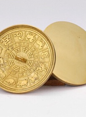 大号结婚用龙凤铜镜新郎新娘镜婚庆压腰镜定心小怀镜梅花铜镜