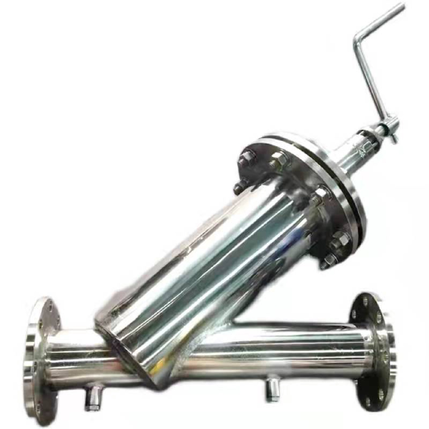 过滤器自动清洁手摇刷式过滤器Y型刮刀式过滤器不锈钢 - 图3