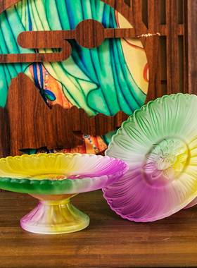 供奉套装家用供佛供水杯供果盘供灯香炉花瓶琉璃莲花佛具用品大全