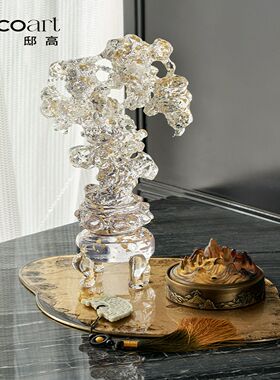 地高家居新中式销售办事处老板办公室书柜山形太湖石高档饰品工艺