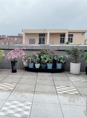 花架置物架阳台铁艺阶梯落地式多层户外庭院窗台多肉花盆架子