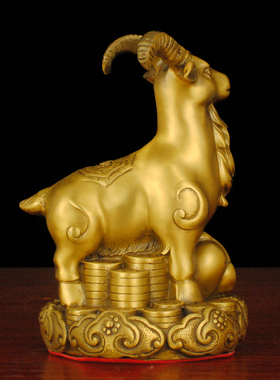 黄铜十二生肖龙鼠猴猪羊兔虎马狗鸡牛蛇家用三合任选组合摆放