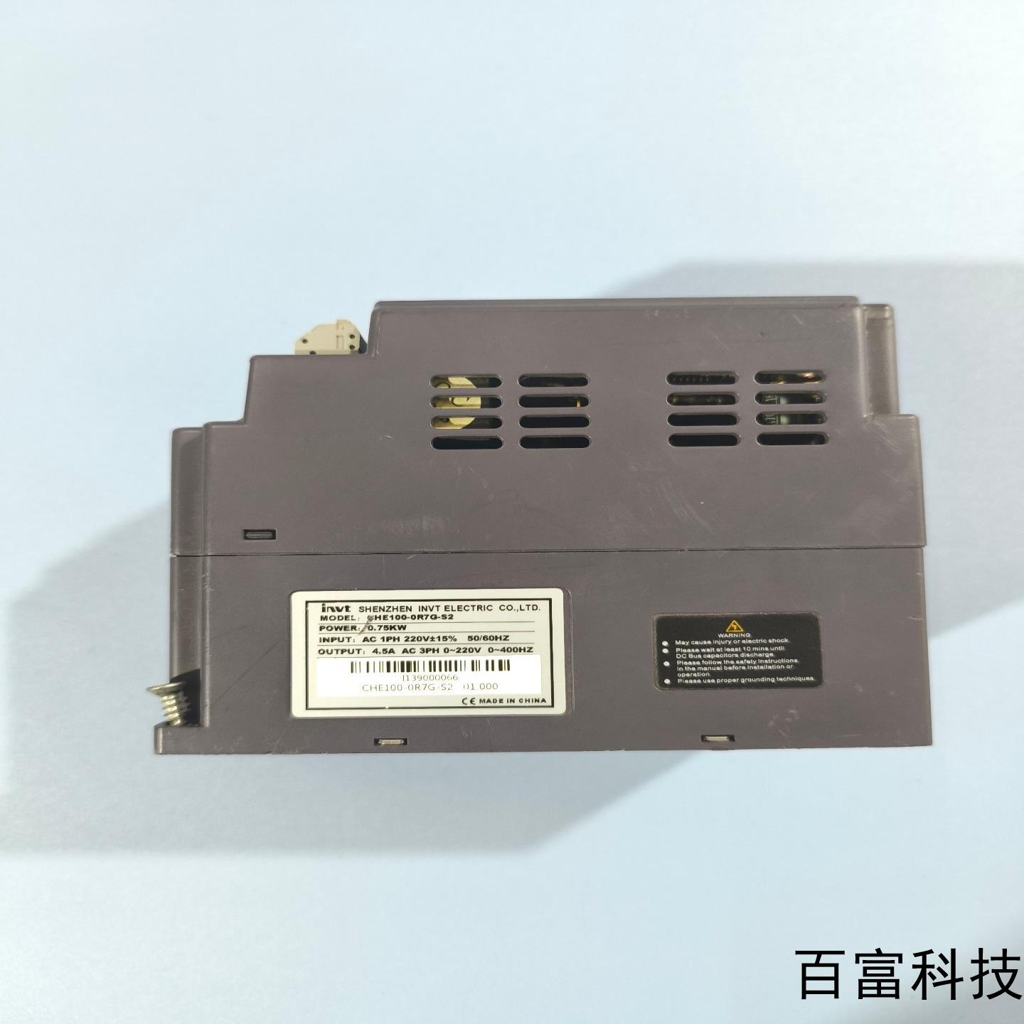 英威腾变频器CHE100-0R7G-S2!0.75KW功率!询价 - 图0