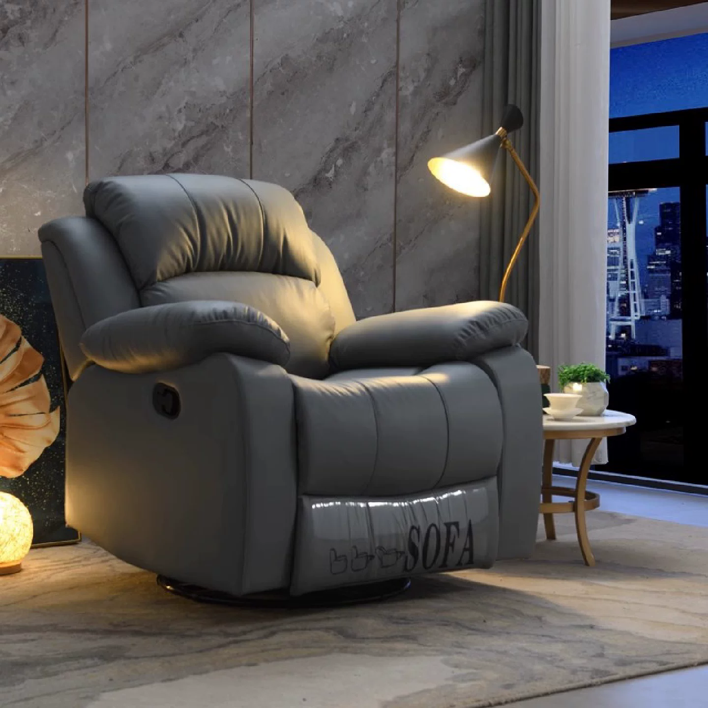 Space universal electric sofa for manicure for eyelashes, science and technology