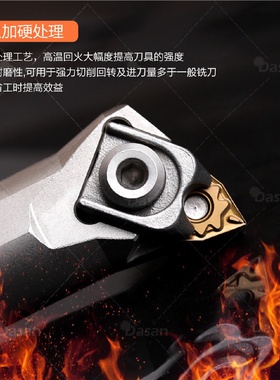 95度复合式内孔白色刀杆S25T/S32U-BWLNR08桃型大压板镗孔车刀杆