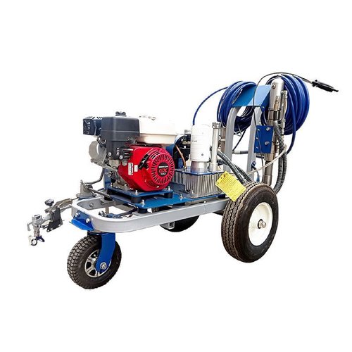 热熔划线机小型手推式道路公路热熔釜马路震荡冷喷油漆画线一体机 - 图2