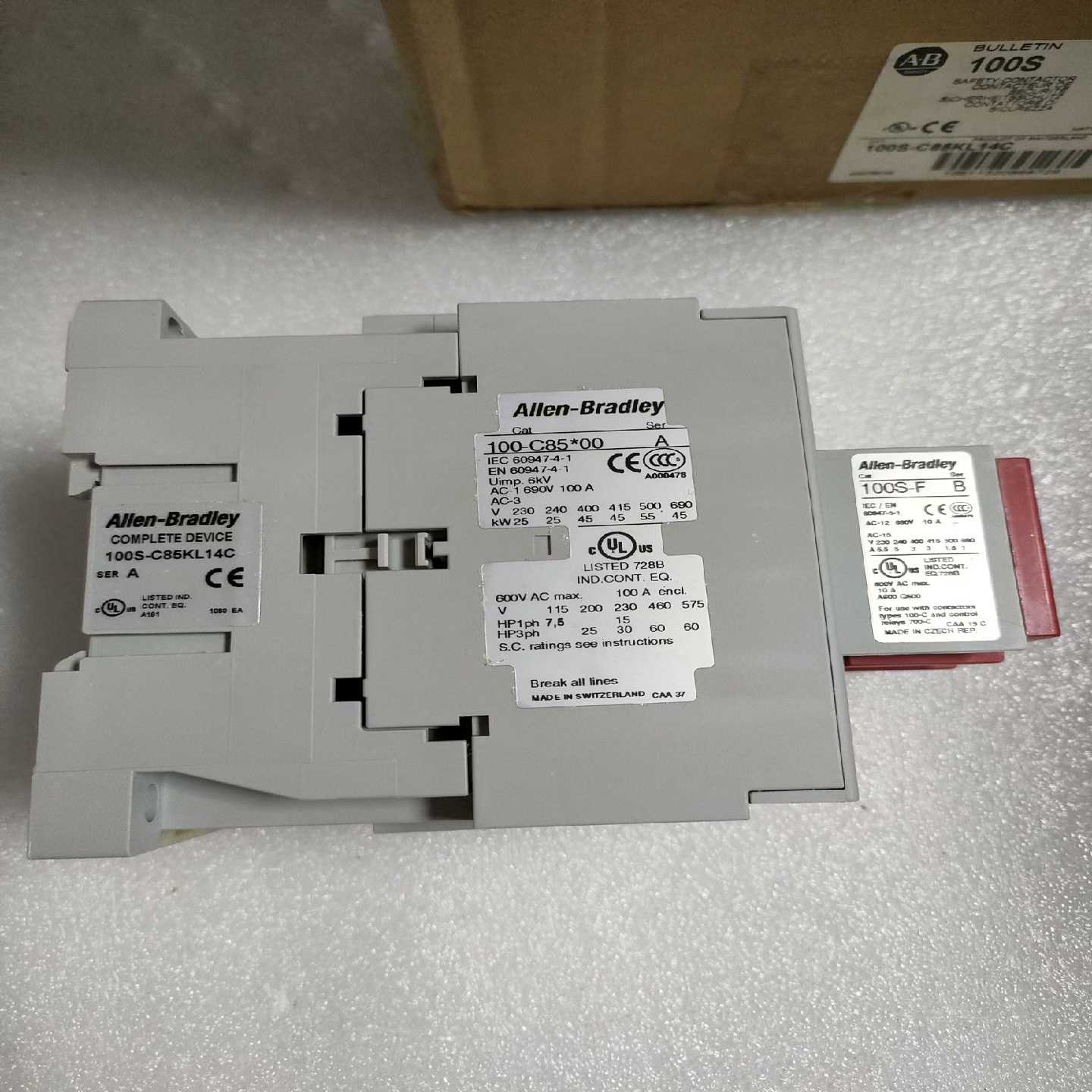 AB罗克韦尔100S安全接触器100S-C85K询价 - 图2