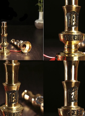 福字电蜡烛灯供财神爷电烛台led长明灯送灯泡