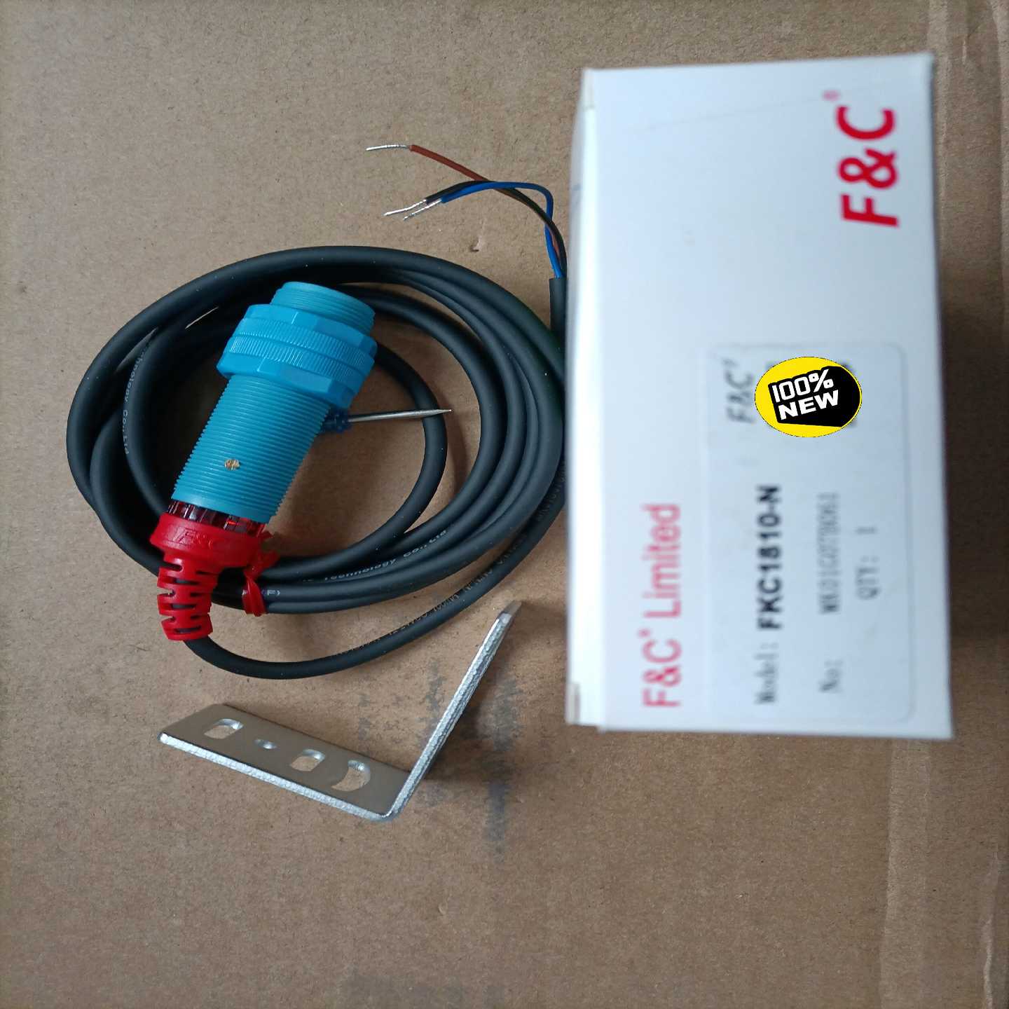 嘉准F&C电容式接近开关FKC1810-N，全新原装正品，假--议价商品 - 图2