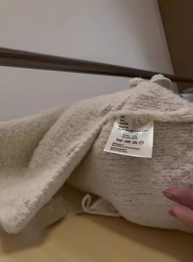 2024秋季新款学院风针织开衫连帽休闲百搭长袖圆领上衣女外搭宽松