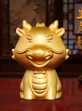 纯黄铜十二生肖摆件鼠牛虎兔龙蛇马羊猴鸡狗猪一整套精美装饰送礼