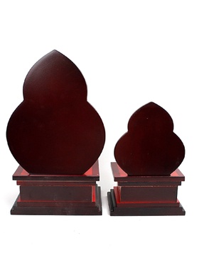 藏式实木彩绘家用佛龛供奉橡胶木座台佛像底座菩萨佛台装饰摆件