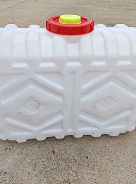 蓄水农用水箱打药机打药桶塑料桶300升扁卧立式600斤水桶车载加厚