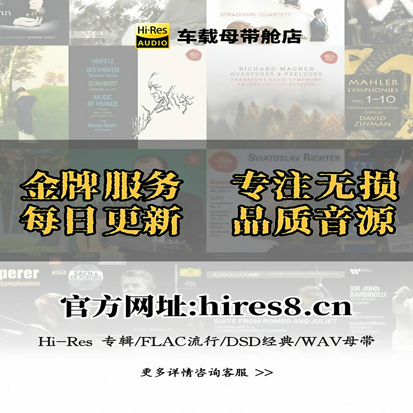 高解析无损音乐下载hires高音质音源DSD母带级hifi发烧车载歌曲 - 图1
