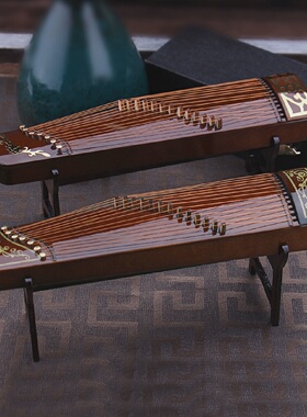 迷你木质古筝模型摆件开业朋友生日中国传统礼物非遗文创民乐古琴