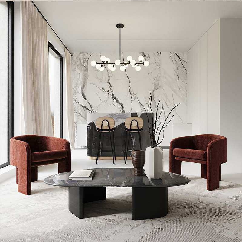 北欧轻奢布艺单人沙发椅设计师简约现代客厅酒店售楼处接待休闲椅,淘宝优惠券,粉丝福利购,淘宝优惠卷