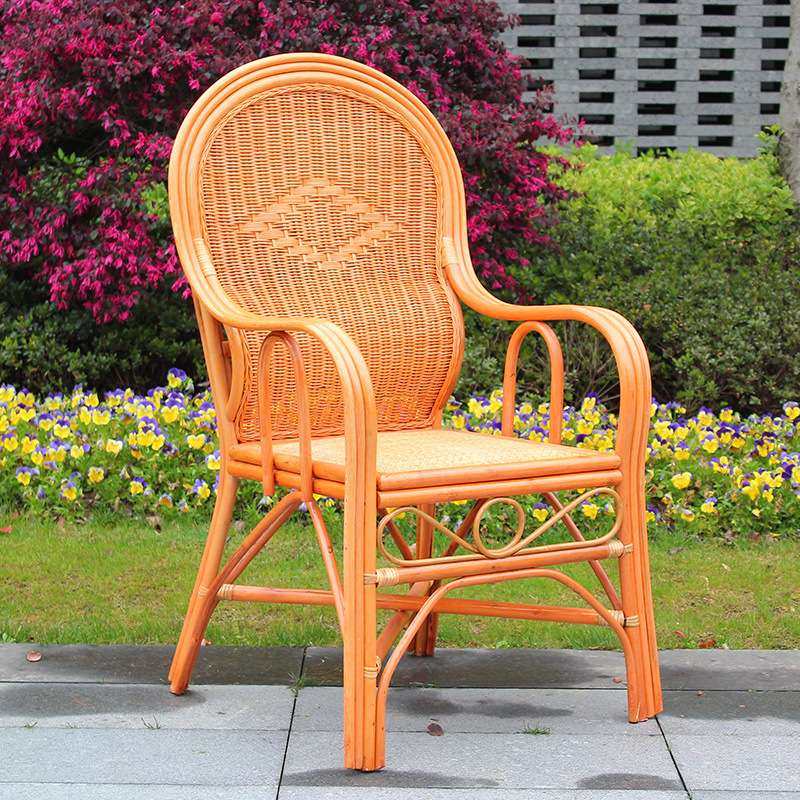 椅子藤椅真藤办公椅护腰休闲家用老人高靠背客厅家具滕椅单人,淘宝优惠券,粉丝福利购,淘宝优惠卷