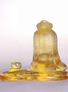 琉璃菩提达摩祖师香插摆件檀香线香中式书房家用禅宗禅意工艺品