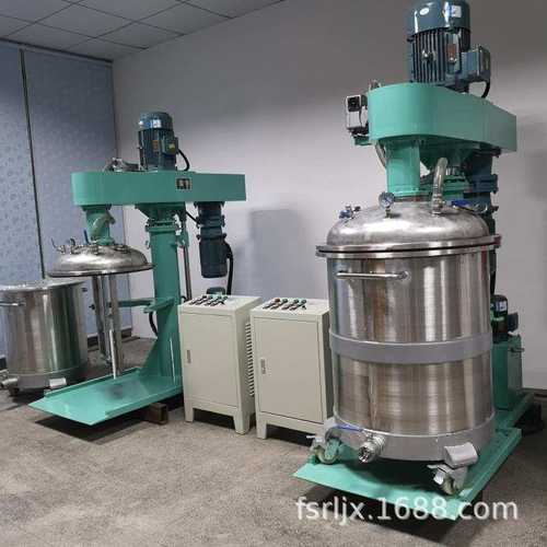 美缝剂真空分散机搅拌缸  304不锈钢法兰拉缸 真空搅拌机分散缸 - 图2