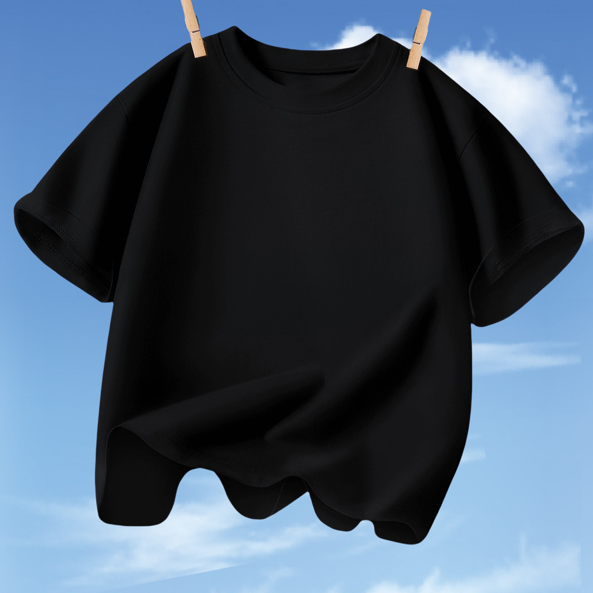 夏季透气纯棉儿童t恤纯色短袖百搭男女童白色校服班服休闲童装潮,淘宝优惠券,粉丝福利购,淘宝优惠卷