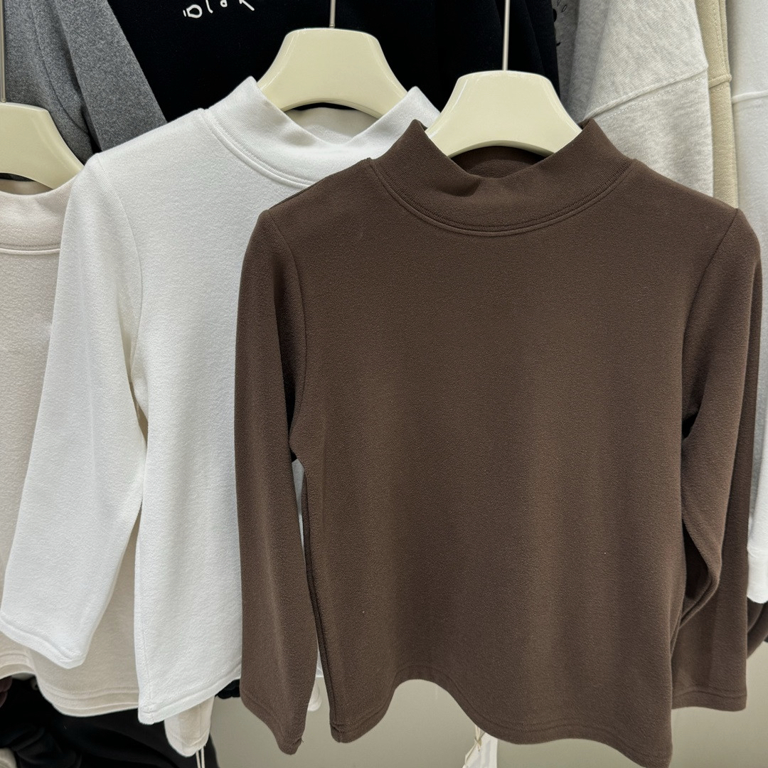 儿童加绒打底衫冬季2025新款纯色男女童百搭德绒加厚长袖T恤内搭,淘宝优惠券,粉丝福利购,淘宝优惠卷